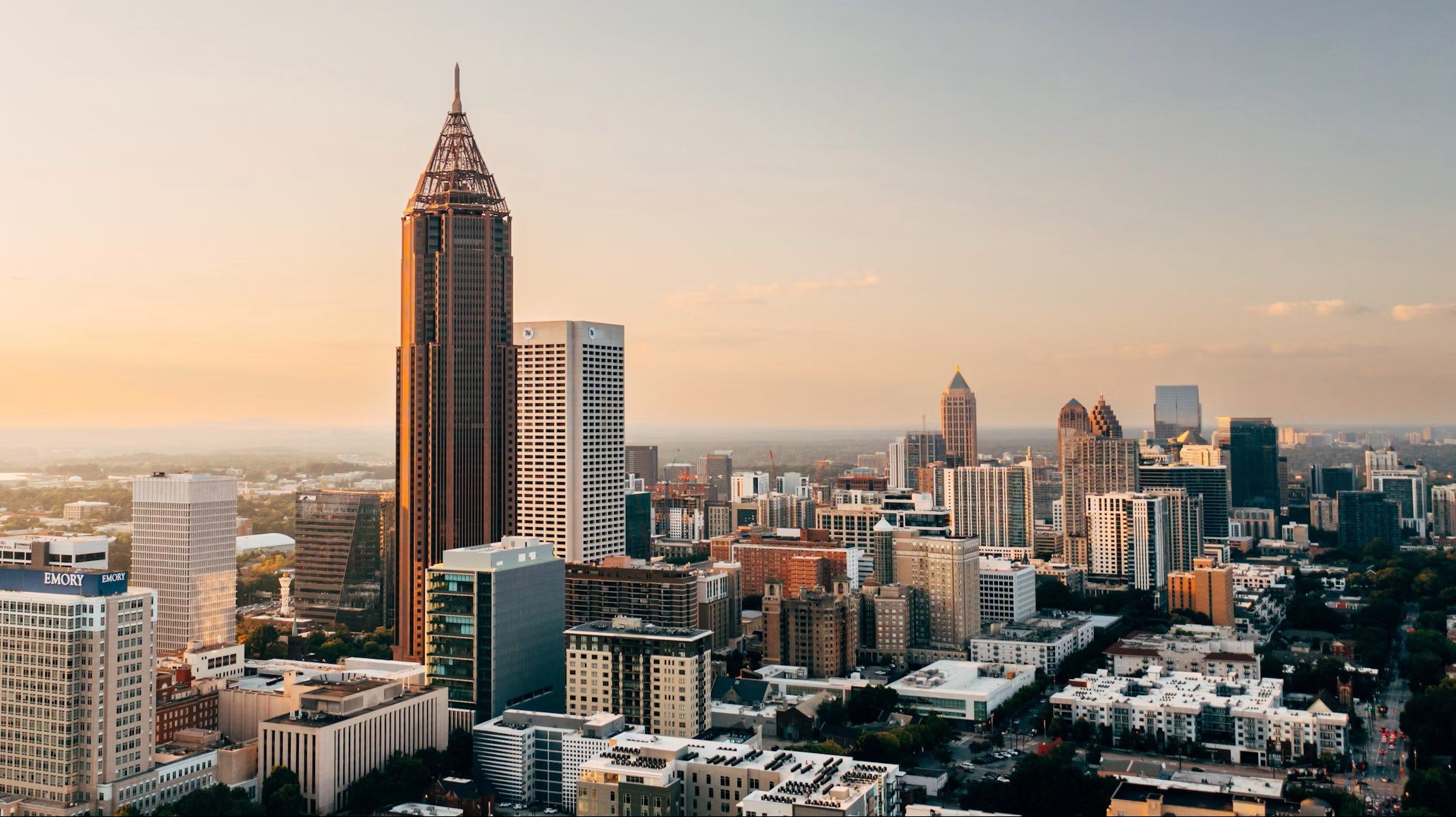 Atlanta at golden hour