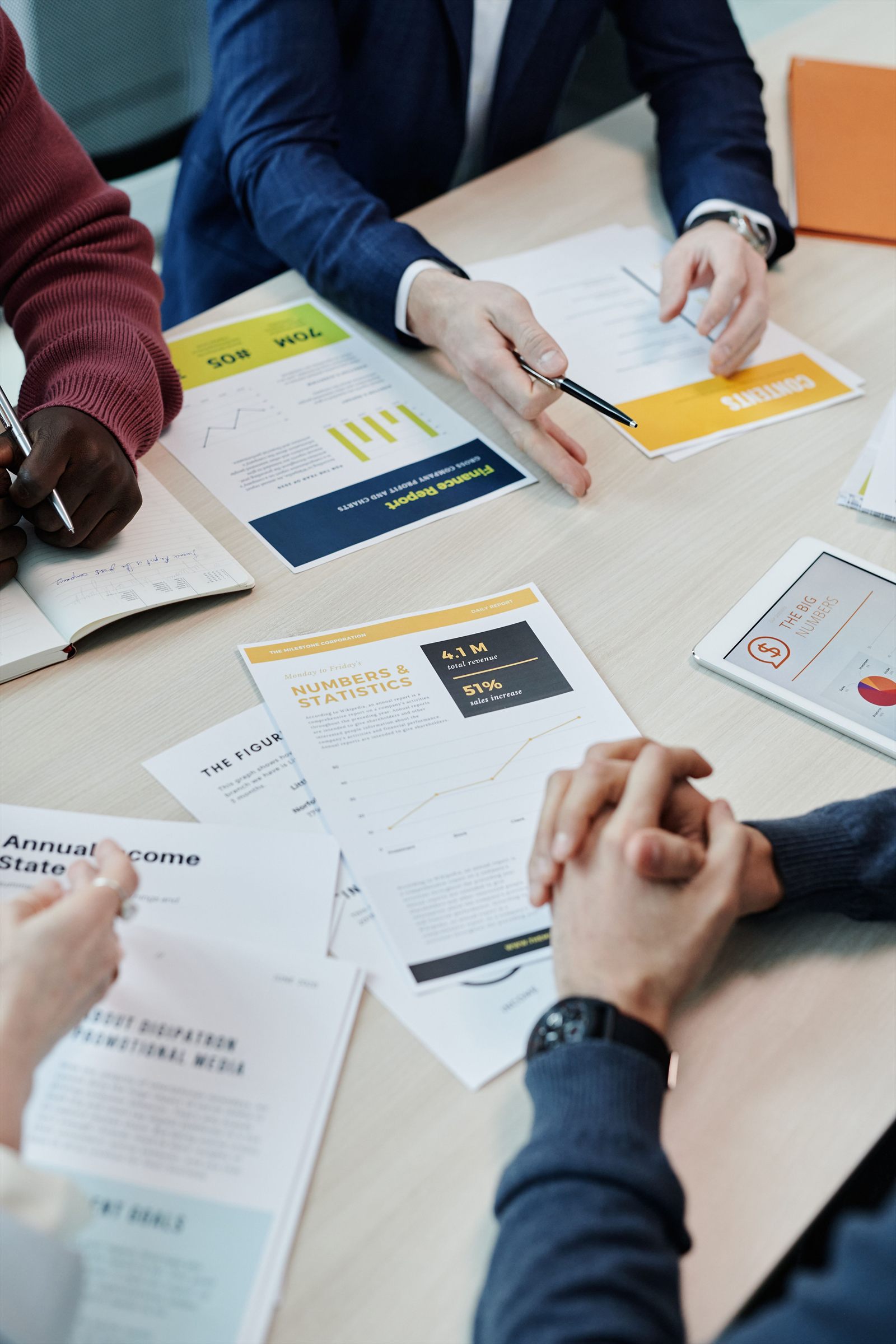 Billing and payer records across a table